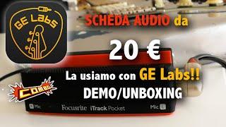 MOOER GE LABS e FOCUSRITE POCKET: una scheda audio da 20 Euro! Che Combo!! Unboxing e demo