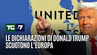 Le dichiarazioni di Donald Trump scuotono l'Europa