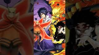 Naruto vs Demon slayer who's the strongest #shorts #naruto #demonslayer