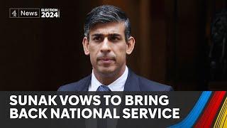 Rishi Sunak pledges to bring back national service
