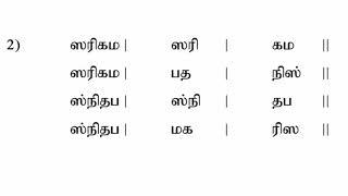 ஸ்வர வரிசைகள் | 1 - 2 | கர்நாடக சங்கீதம் | தரம் - 06