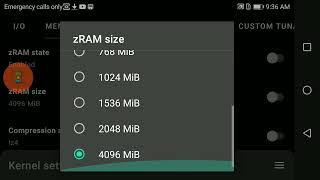 zram 4096 mb android Fix of memory filling