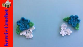 Easy Crochet Flower Tutorial - Crochet Applique Tutorial