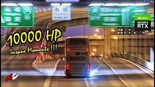 10,000HP Volvo Bus (Over 1000+ km/h) - Assetto Corsa | CInematic  | Ultra Setting (60FPS) | Insane 