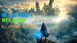 Hogwarts Legacy - RTX 3050 Laptop | I5 - 11400H | All Setting