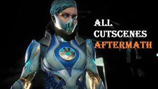 Mortal Kombat 11 Aftermath ALL Frost Character Cutscenes Story Mode (Sara Cravens) MK11 Aftermath