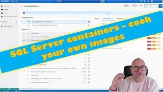 SQL Server containers, build your own image