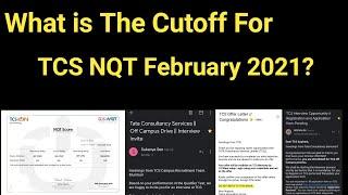 What is The Cutoff For TCS NQT 2021? || What is The Cutoff For TCS NQT February 2021|| NQT Cut-off