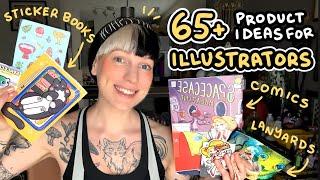 ART TIPS  product and merchandise ideas for ILLUSTRATORS | self employed artist