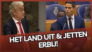 Wilders is Jetten SPUUGZAT in debat over ‘JODENJACHT’! Paspoort afpakken!