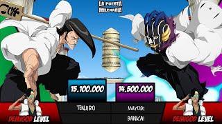 Guardia Real vs Capitanes Power Levels - Bleach Power levels - La Puerta Milenaria