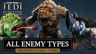 All 'Creatures' Enemy Types + Bosses in Star Wars Jedi Survivor Guide
