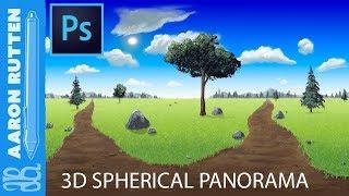 How to Make a Digital Art 360° PANORAMA with Photoshop