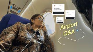 Q&A at BANGLORE Airport ? College, Career, Boyfriends and more ........