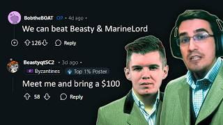 Beasty & MarineLorD Get Challenged For $100 2 vs 3...