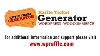 Raffle Ticket Generator - Ordering Tickets Demo - v2