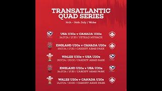 Trans-Atlantic Quad Series: England U20s v Canada U20 | WRU TV