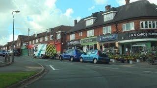 Derby streets by car in HD - Mackworth Estate, Derby, Derbyshire,UK. July 2012. A real car journey.