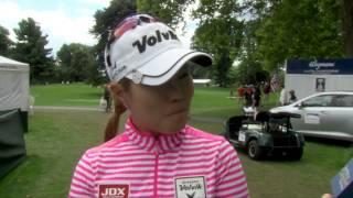 Meena Lee tied for the early lead after first-round 66 at the Wegmans LPGA Championship