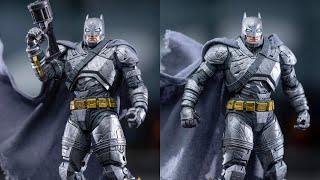 New McFarlane Toys Batman Armored Suit Bvs in hand images by robdtoys available at Titan Toyz