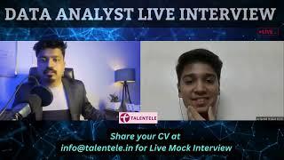 19-Year-Old Genius: Cracked Data Analyst Interview! Data Analyst Live Mock Interview 2024