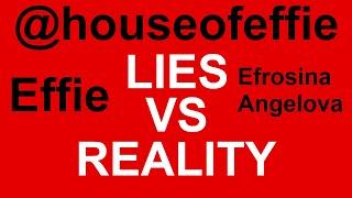 LIES VS REALITY: Armie Hammer's accuser @houseofeffie / Efrosina Angelova / Effie