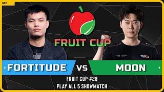 WC3 - [HU] Fortitude vs Moon [NE] - Pa5 Showmatch - Fruit Cup #28