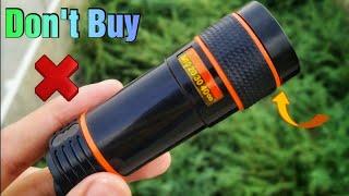 Zoom Lens For Smartphone & Mobile Photography.Truth Reveal With Sample.8X Blurred background Video.