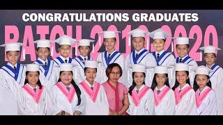 Grade 6 Graduates Batch 2019-2020. Congratulations