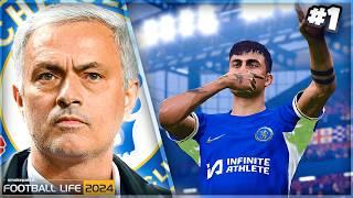 MOURINHO TO SAVE CHELSEA... | Chelsea | Football Life 2024 | Master League | #1