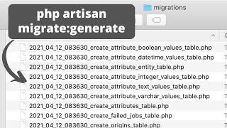Laravel 8 Migrations: Generate from Database Schema