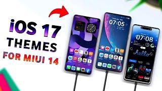  3 AWESOME iOS 17 Inspired Miui 14 Themes || ios themes for miui 14