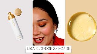 Lisa Eldridge Skin Enhancing Treatment Cleanser & Skin & Makeup Enhancing Mist & Exfoliating Cloths