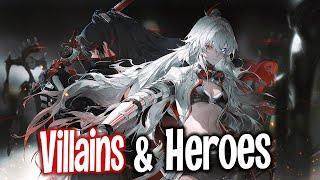 Nightcore - NEFFEX - Villains and Heroes (Lyrics)