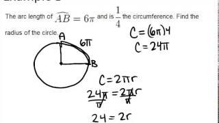 Arc Length: Examples (Geometry Concepts)