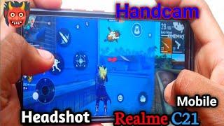 Realme C21 Free fire || Gameplay Finger Handcam || Onetap Headshot