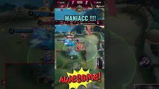 Maniac from sasa SMG vs Blacklist #shorts #livemobilelegends #m5