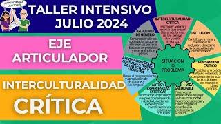 CEAA Resumen EJE ARTICULADOR INTERCULTURALIDAD CRÍTICA Taller Intensivo Julio 2024