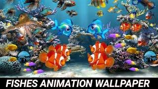 HOW TO SET FISHES ANIMATION WALLPAPER ON MOBILE.