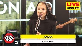 ANDIA - Scrie-mi orice (LIVE @ KISS FM) #avanpremiera