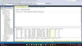 How to select last row in SQL Server