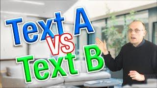 (𝙀𝙣𝙜𝙡𝙞𝙨𝙝) - How to Compare Texts