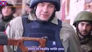 War in Ukraine Michael Porechenkov in Donetsk Airport