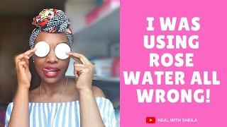 How To Use Rose Water CORRECTLY And Glow