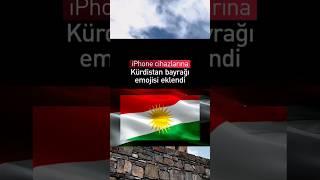 Kurdistan flag emoji added to iPhone devices