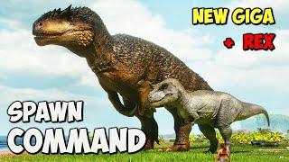 EVO Giga ARK Survival Ascended Spawn COMMAND | How To Summon PALEO REX Code ASA