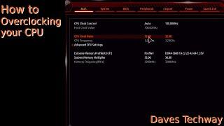 How to Overclock the CPU on the Gigabyte B450 I Aorus Pro Wifi Motherboard