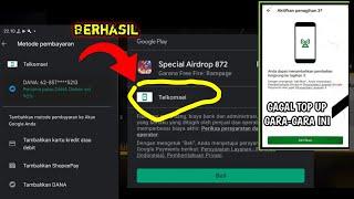 Cara mengatasi verifikasi sms tidak dapat dikirim di metode pembayaran playstore Terbaru 2022