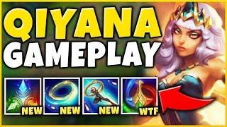 NEW CHAMPION QIYANA ABILITIES & GAMEPLAY REVEALED! NEW *ELEMENT* MECHANIC!!! - League of Legends