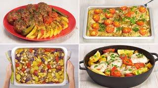 4 Delicious & Easy OVEN BAKED DINNER IDEAS. Recipes by Always Yummy!